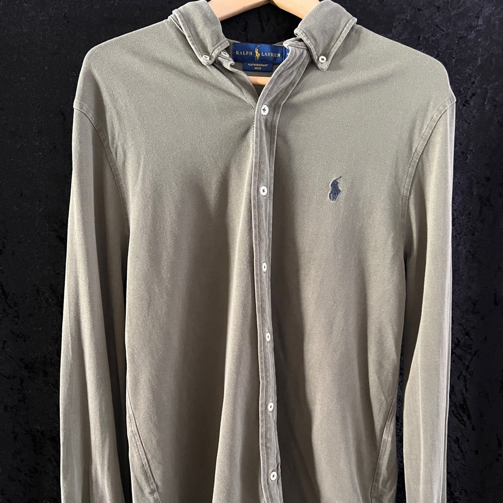 Polo Ralph Lauren Green Button Up Long Sleeve